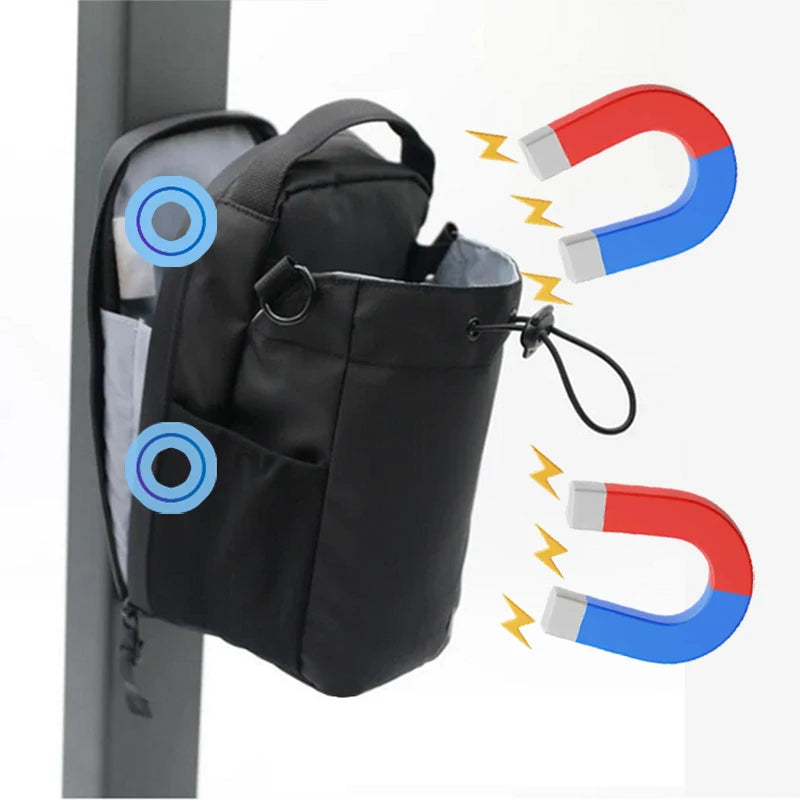 🔥🧲 Magnetisk Gymväska med Mobilficka & Flaskhållare || Håll ordning och träna smartare 💪