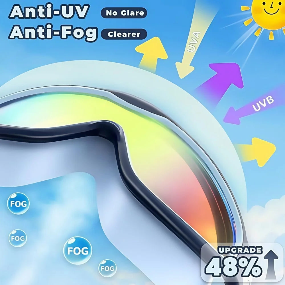 🐠🏊‍♂️ AWSM Kristallklara panorama glasögon för unga simmare 🐠🏊‍♂️