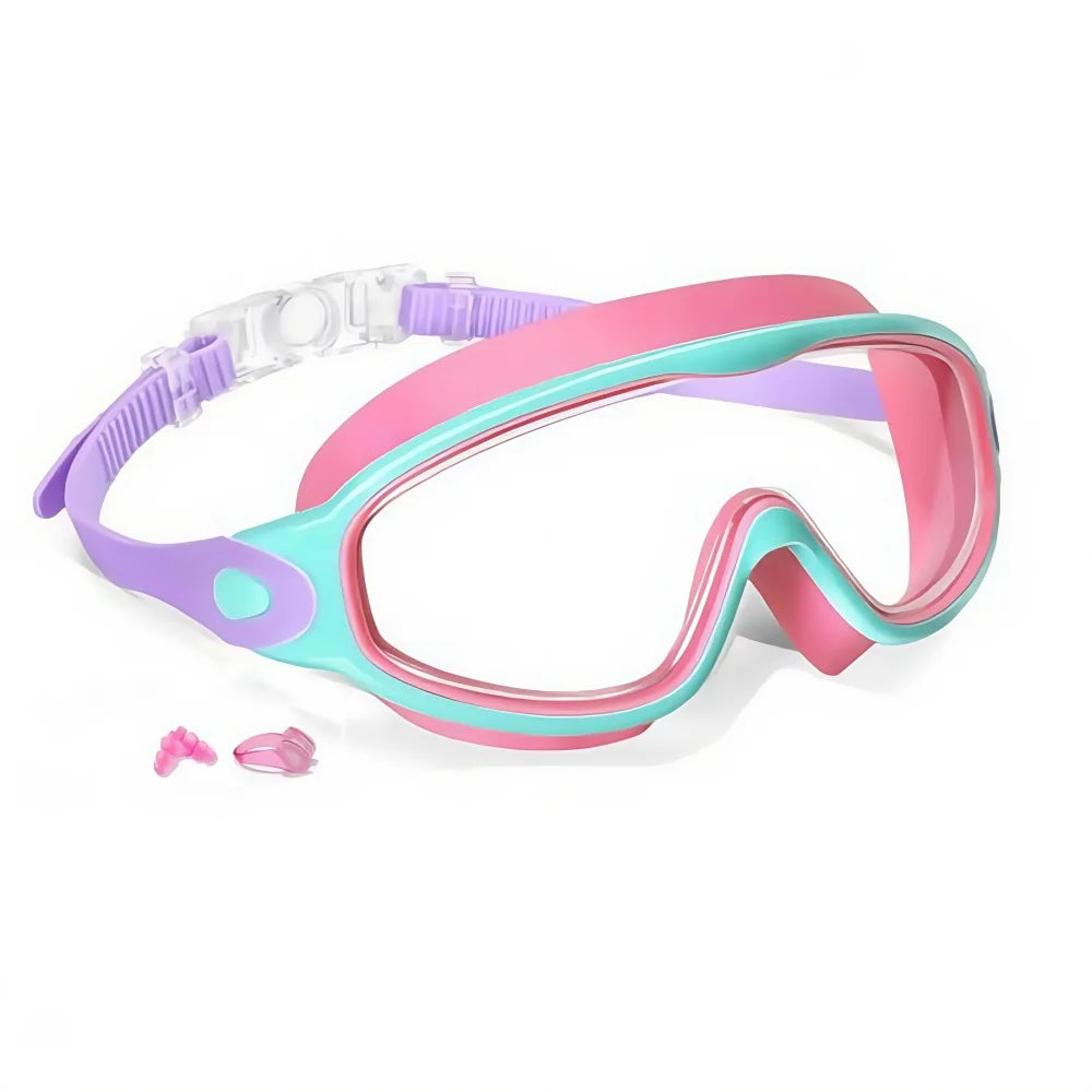 🐠🏊‍♂️ AWSM Kristallklara panorama glasögon för unga simmare 🐠🏊‍♂️